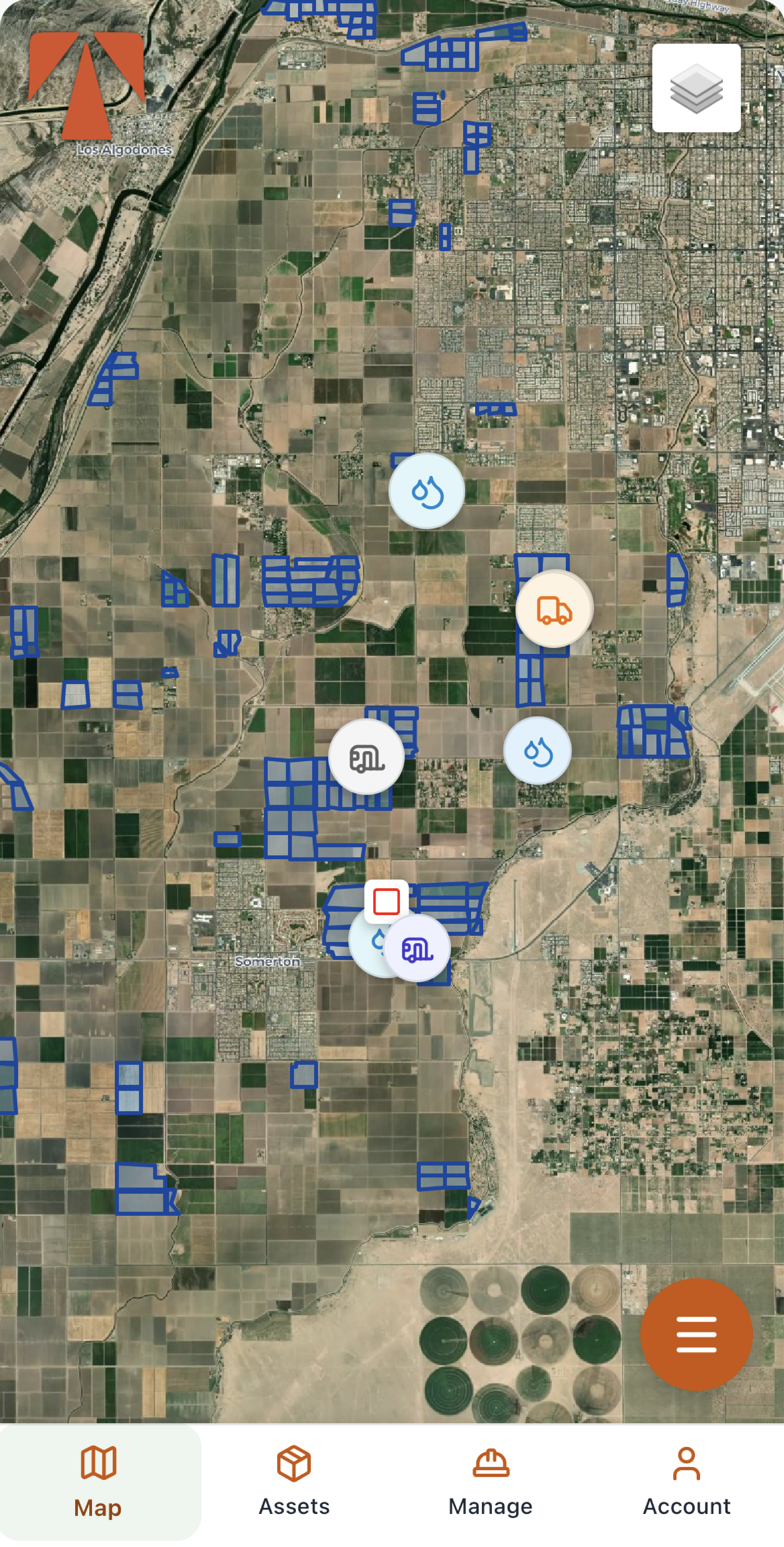 Terra mobile dashboard overview